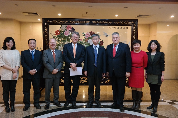 European Chamber Delegation led by President Joerg Wuttke met with DG Xu Kunlin, Price Supervision and Anti-Monopoly Bureau of NDRC